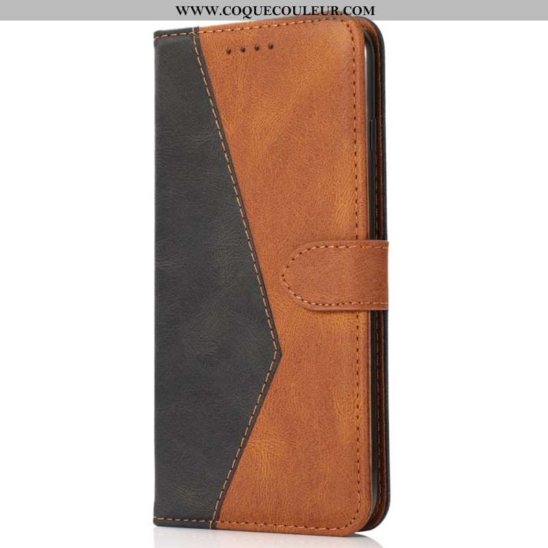Housse iPhone 16 Plus Bicolore à Lanière