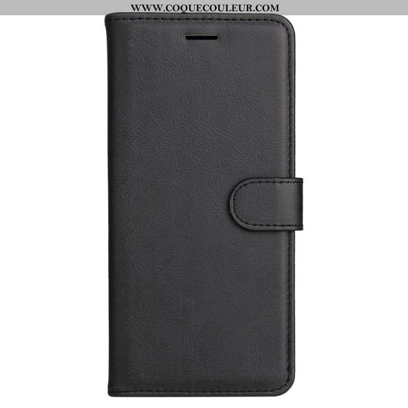 Housse iPhone 16 Plus Simili CUIr à Lanière