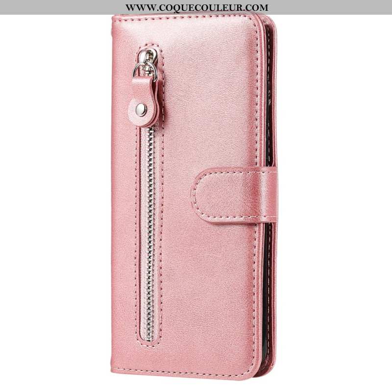 Housse iPhone 16 Plus Poche à Fermeture Éclair