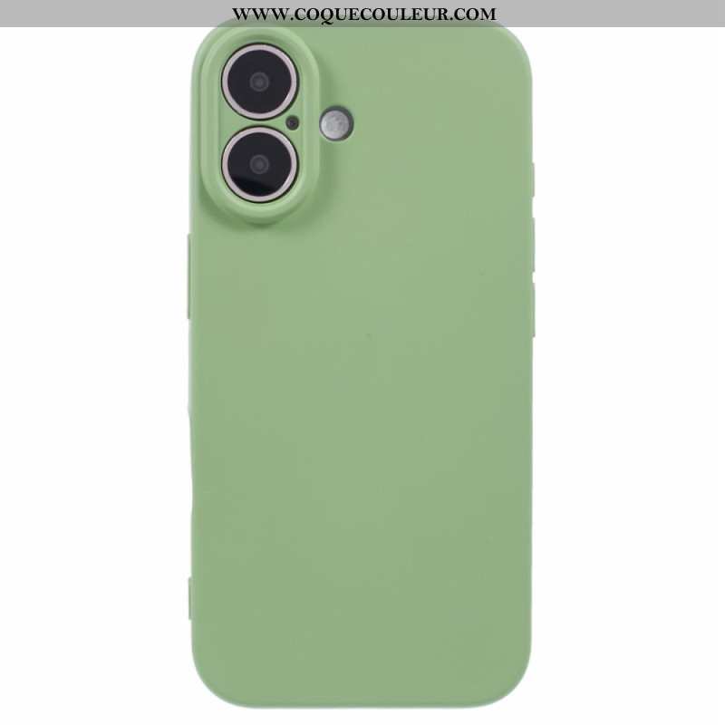 Coque iPhone 16 Plus Silicone Doublure Fibre
