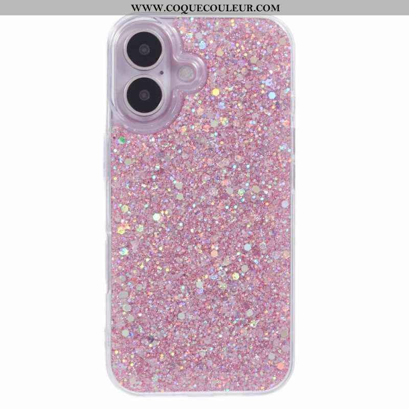 Coque iPhone 16 Plus Paillettes
