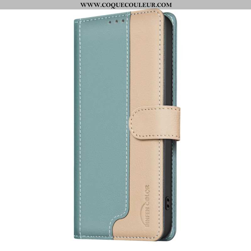 Housse iPhone 16 Pro Bicolore RFID BINFEN COLOR