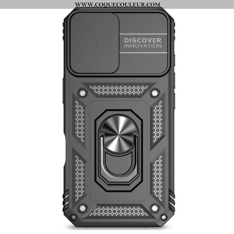 Coque iPhone 16 Anneau-Support et Protection Objectif