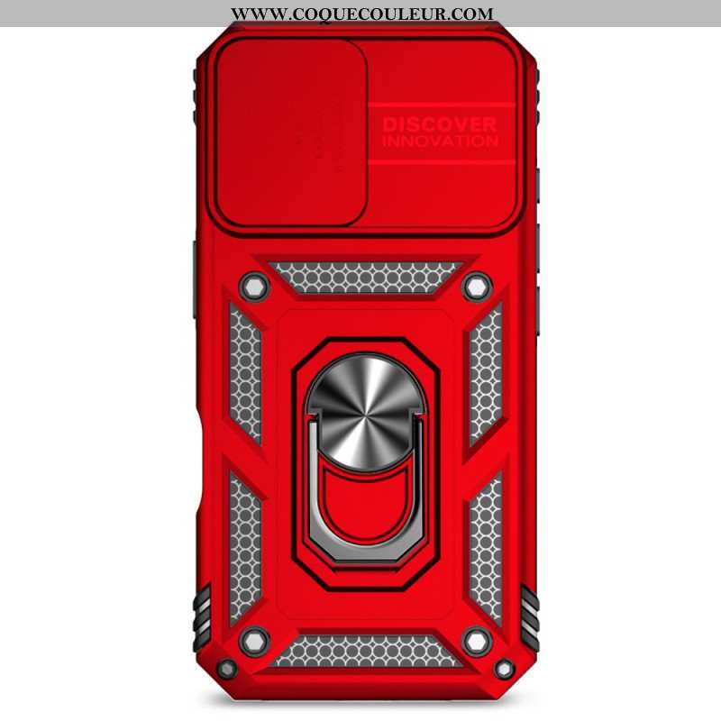 Coque iPhone 16 Anneau-Support et Protection Objectif