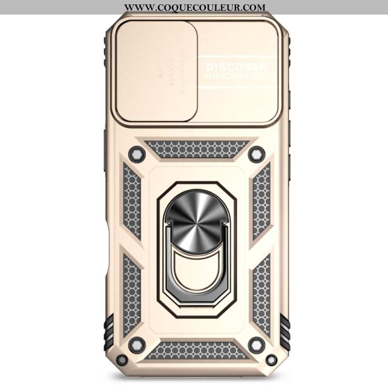 Coque iPhone 16 Anneau-Support et Protection Objectif