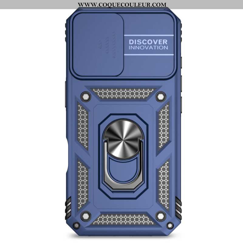 Coque iPhone 16 Anneau-Support et Protection Objectif